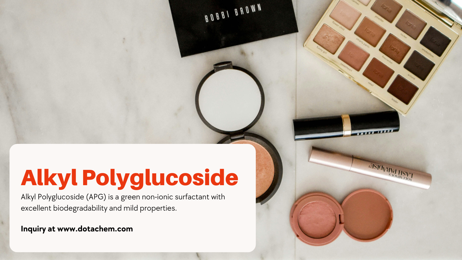 Intellectus alkyl Polyglucoside et cutis salutem